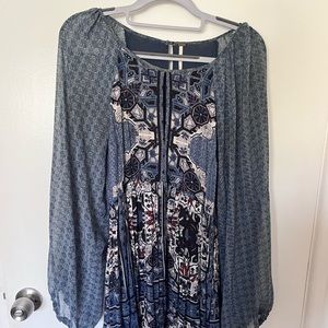 Free people print mini dress